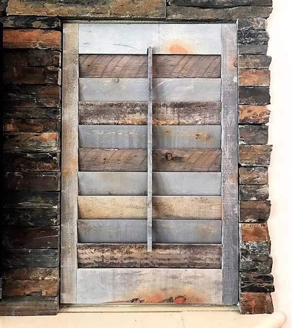 Reclaimed Wood Shutters For Sunburst Phoenix Az Phoenix Recycled Wood Shutter