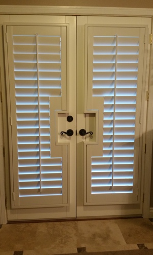 What Makes Shutters The Best Window Treatment For French Doors In French Door Shutters