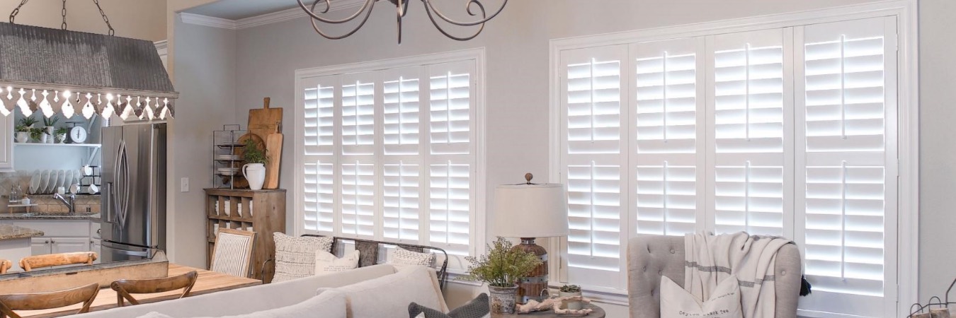 Plantation shutters in Casa Grande kitchen