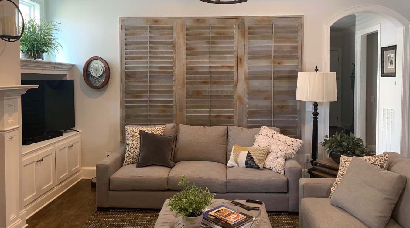 Reclaimed wood shutters in Phoenix