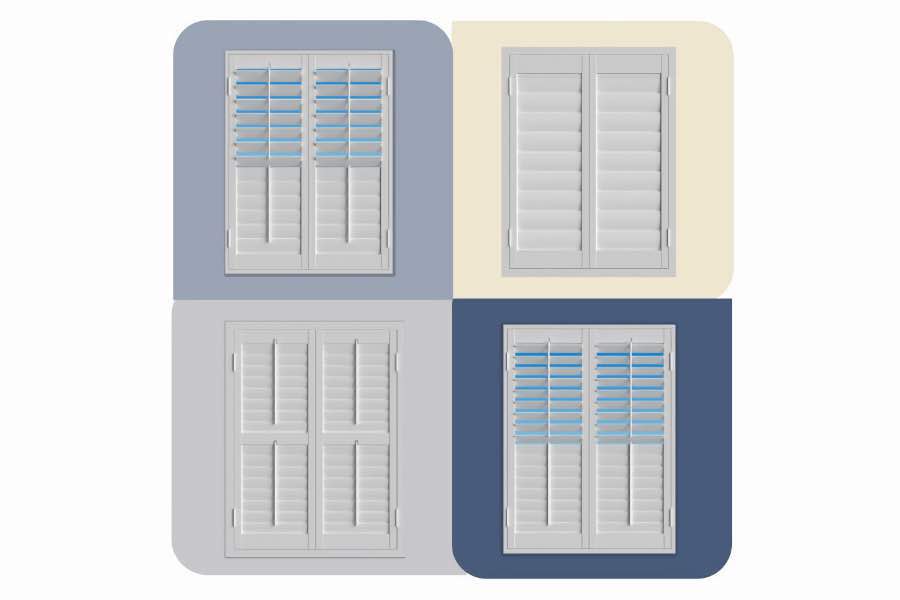 Use the Shutter Designer to see how Polywood shutters look with your Phoenix home's wall colors. Four images of Polywood shutters from the Shutter Designer